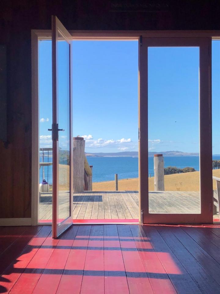 The Woolshed And Farmhouse Blue, Bruny Island Barnes Bay Exterior foto